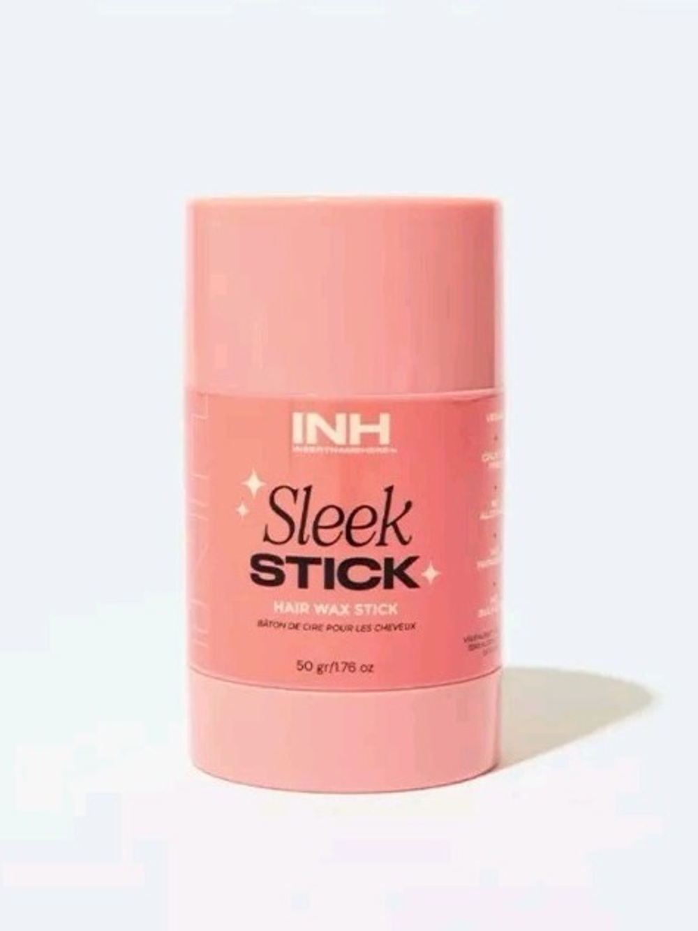 INH Hair Sleek Stick Medium Hold Vegan Hair Wax Stick NEW